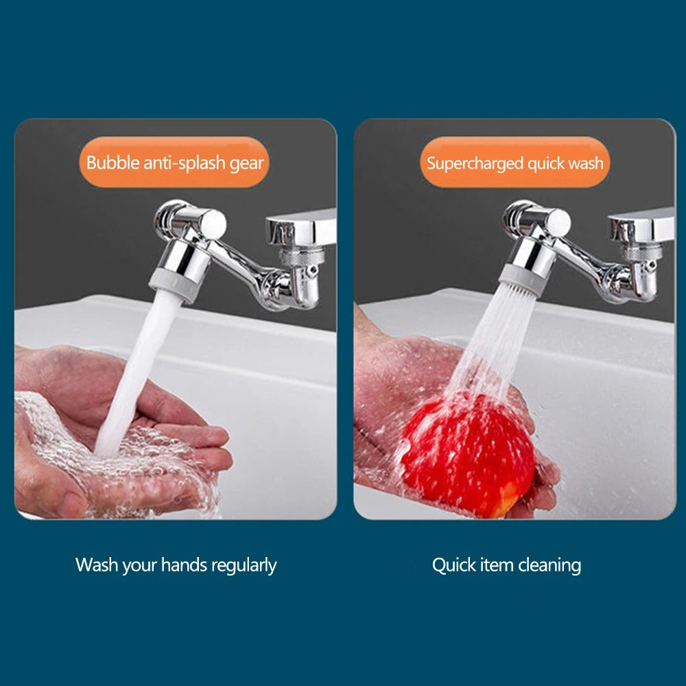 Rotatable Faucet Aerator Extension